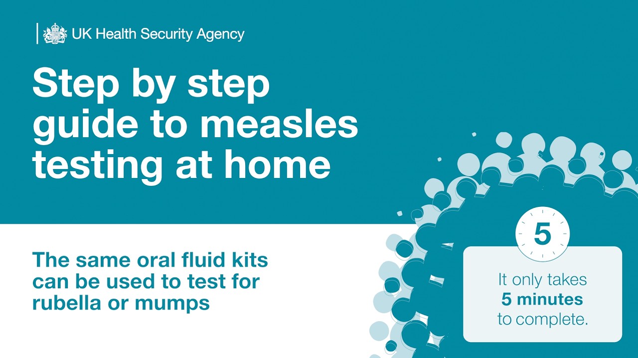 Guide to the Oral Fluid Kit test for measles, mumps and rubella. - YouTube