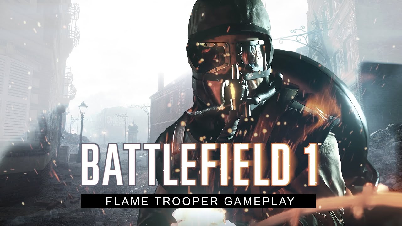 Battlefield 1 - Flame Trooper Killstreak Gameplay on Amiens (Operation)