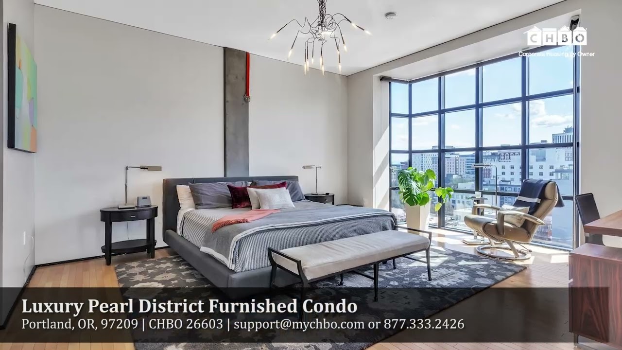 Luxury Pearl District Furnished Condo - Corporate Housing Rental