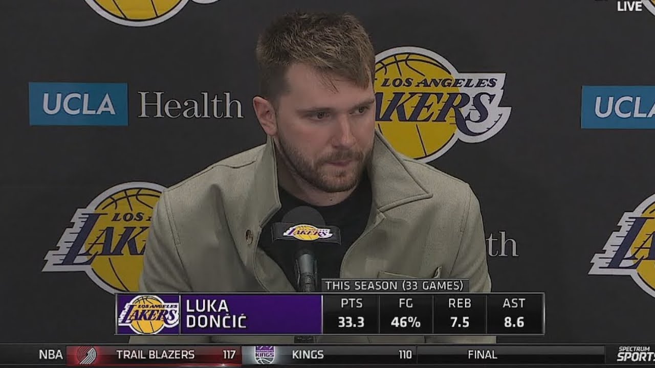 Luka Dončić Postgame Interviews | Lakers Dominate Raptors 110-93 in Statement Win