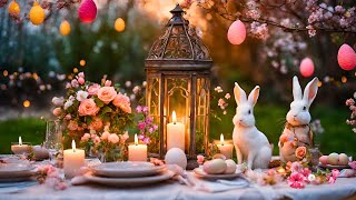 Easter Jazz Music 24/7 🐇 Easter Lunch In a Serene Spring Garden - Cozy Jazz at Coffee Shop Ambience screenshot 4