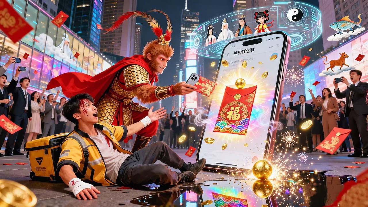 【全集】外賣小哥遇劫命喪黃泉，元神誤入神仙聊天群！手搶紅包竟是九轉金丹，醒來隨手治好絕症總裁，為報恩總裁千金倒貼求約會！#cdrama #逆袭  #爽文#短剧全集 #爽剧