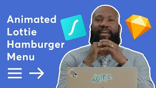 Hamburger Menu to Arrow Lottie Animation using Sketch: LottieFiles Tutorial with Salih Part 3/3