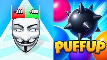 Mask Evolution ♾️ Puff Up Balloon - All Levels (Android, IOS) Gameplay