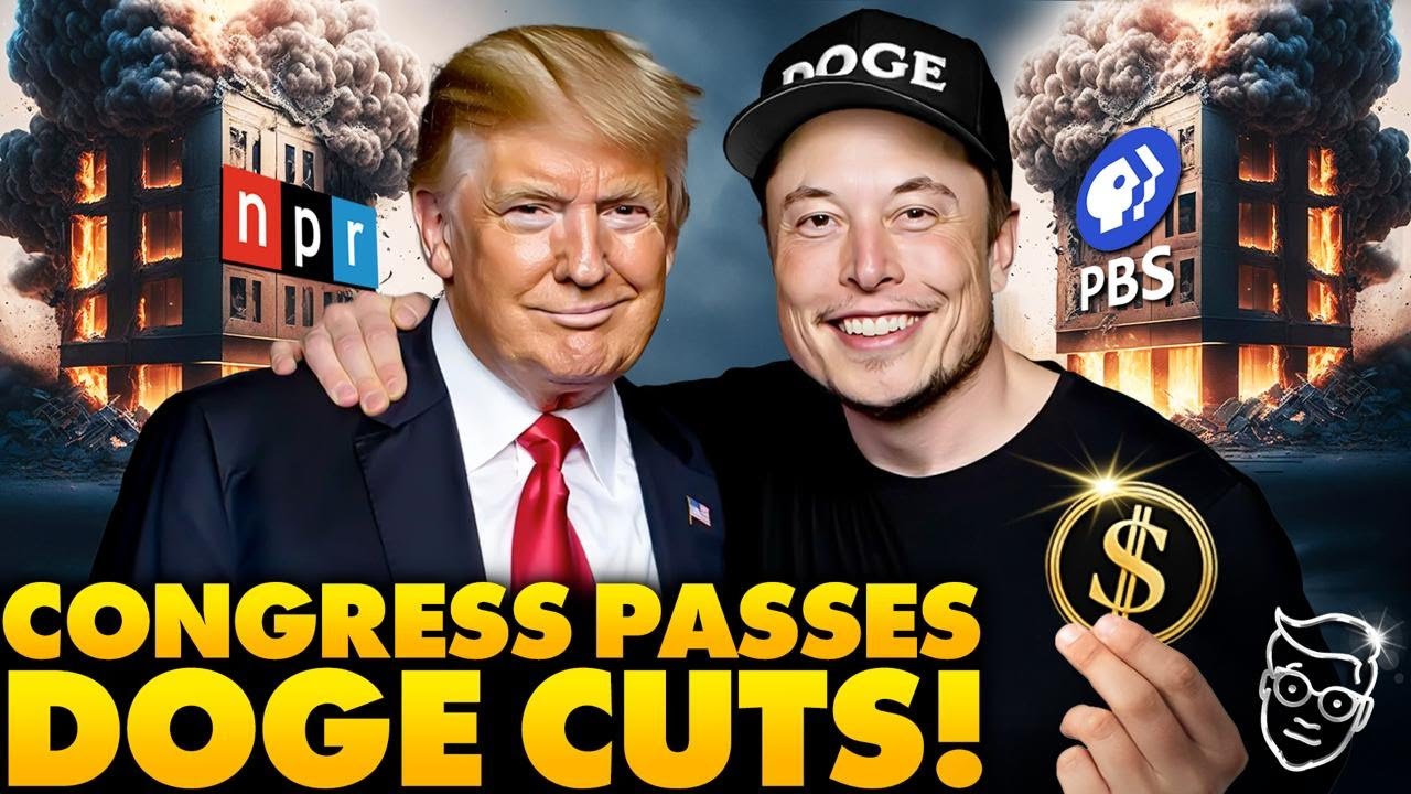 Congress Officially Passes DOGE Cuts, Defunds USAID, NPR and PBS | Libs in DC Panic: 'It's Over'