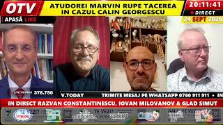 Razvan Constantinescu la OTV aături de domnu  Marvin Atudorei, SImuț Glad și  Iovan MIlovanov.