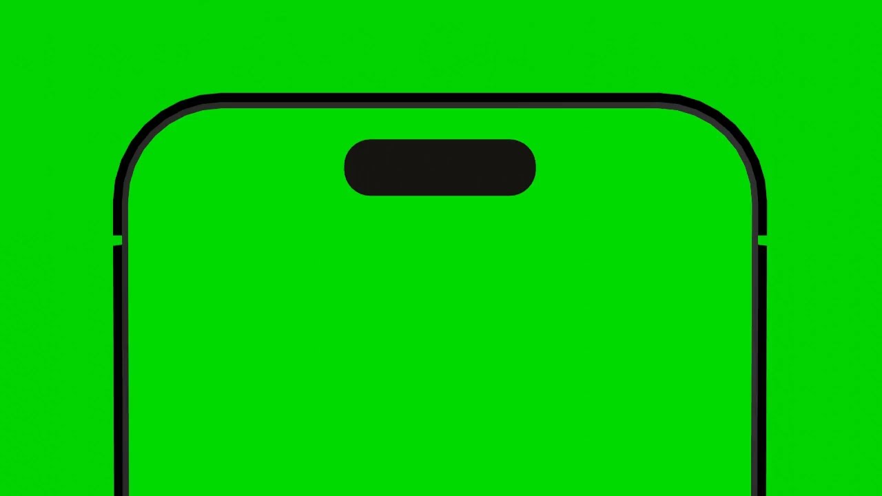 Iphone 14 pro max zoom back animation | Green Screen Background Video