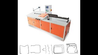 ZD-308 five aix 2d wire bending machine testing video for Uzbekistan client