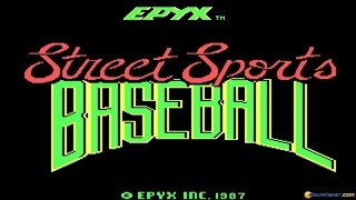 Street Sports: Baseball gameplay (PC Game, 1987) screenshot 5