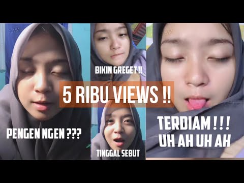 LIVE HIJAB CANTIK MENDESAH - NGOBROL ASIK SAMBIL NYEMIL DAN GOYANG ??? PEMERSATU INDONESIA !!