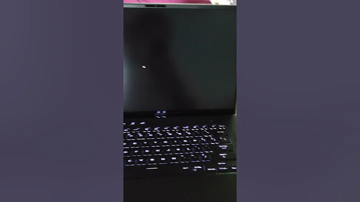 Asus Zephyrus M16 black screen with cursor Windows 11