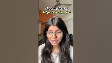 CUET 2025 : Subject Combination Eligibility for B.com (Hons) in DU 📚⭐️ #cuet2025 #delhiuniversity