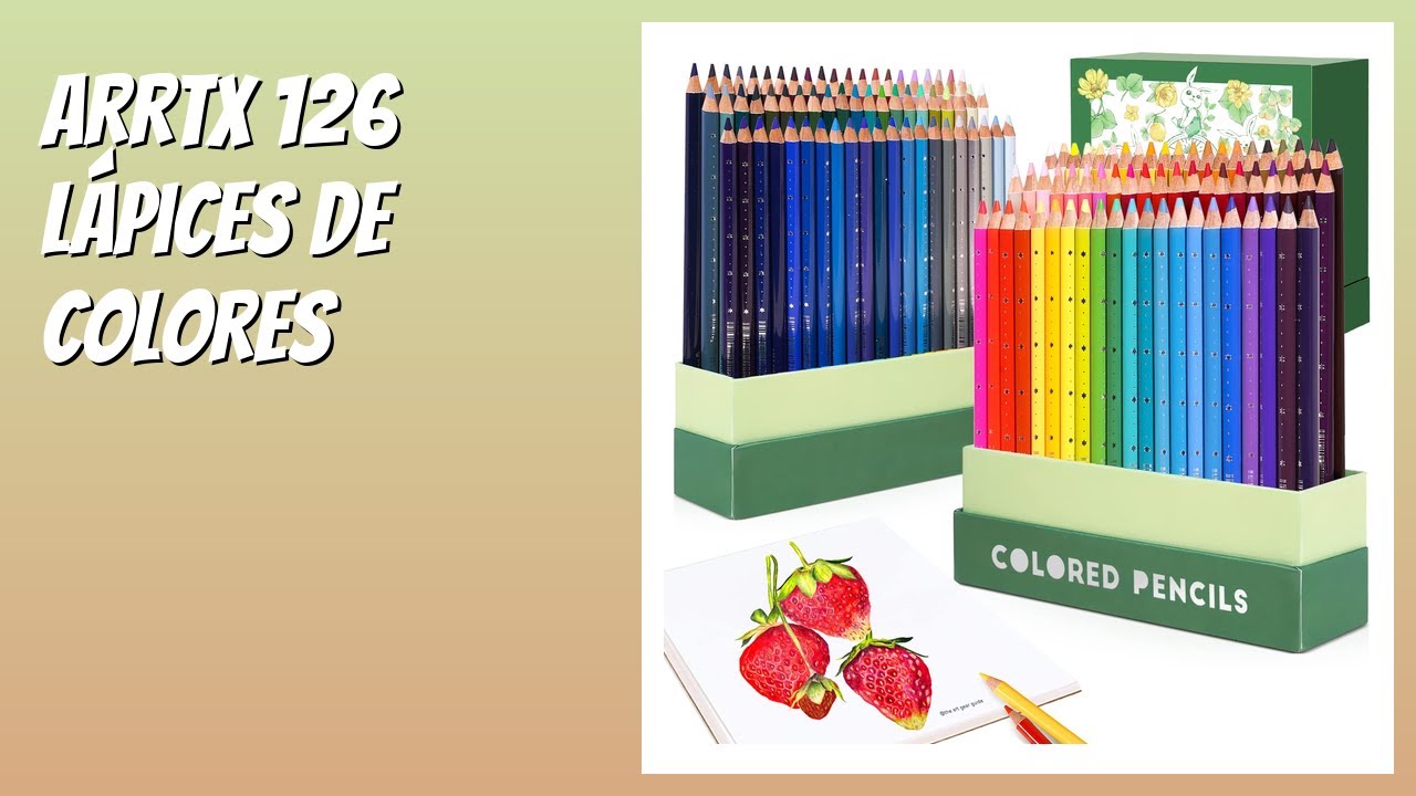 RESEÑA (2026) : Arrtx 126 Lápices de Colores. DETALLES