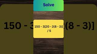 Tricky Math Puzzle That Breaks Most People 😱 | Can You Solve It?#brainteaser #maths#puzzle #brainrot