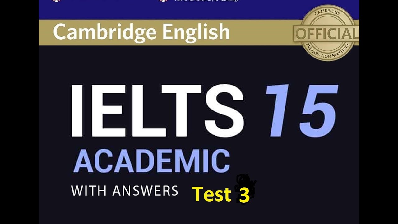 IELTS Listening Cambridge 15 Test 3 2020 - YouTube