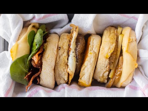 Breakfast Sandwiches 3 Ways