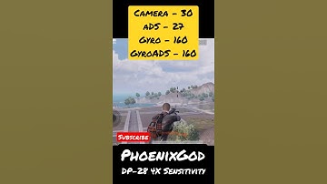 DP-28 4X Sensitivity | PhoenixGod | #shorts #youtubeshorts