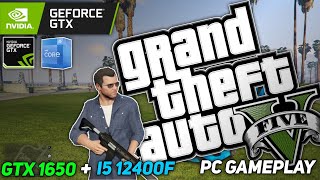 Gta 5 | Very High Settings | Gtx 1650Ti + Intel I5 12400F | 60 Fps | Gamplay