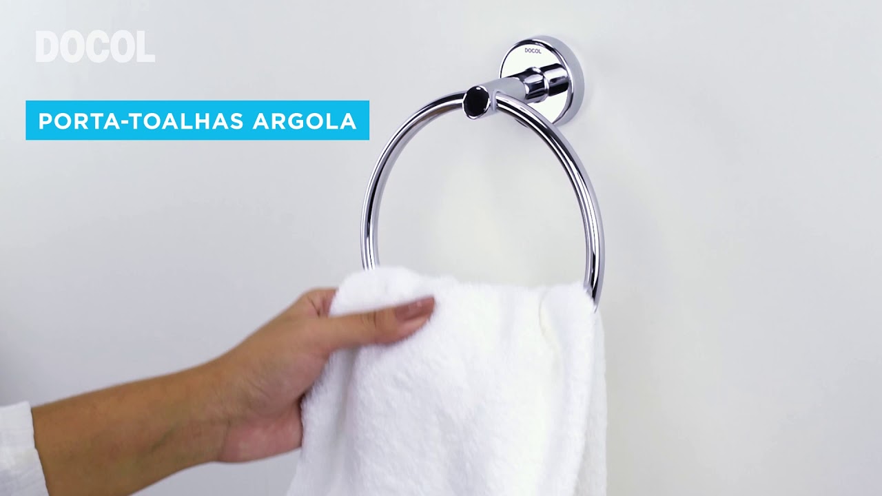 Cabide De Parede Para Banheiro Docol Hope Cromado | Loja Kaster
