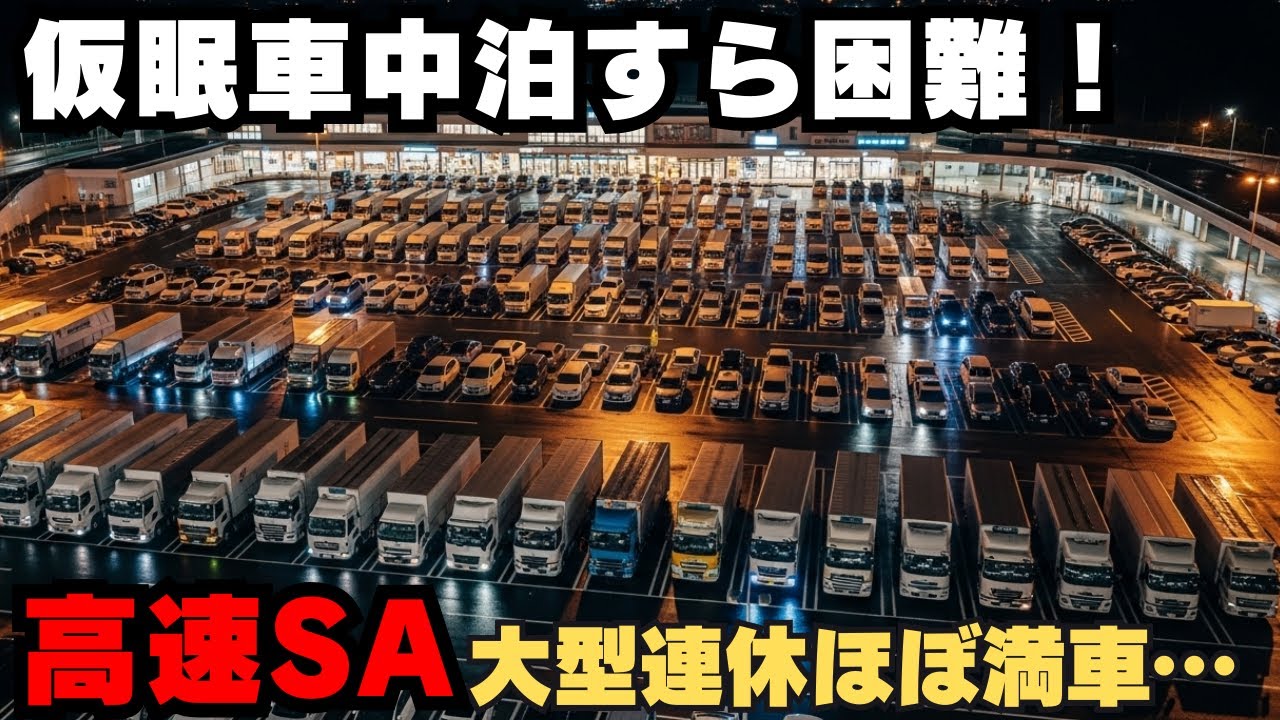 車中泊の現実】高速道路のSA/PAは本当に天国？大型連休に感じた
