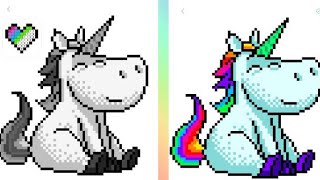 Colour By Numbers - Pixel Art {Unicorn} screenshot 5