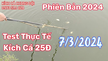 Test Thực Tế Máy Kích Cá Rô Phi 25Đ - Máy Kích Cá Chung Đội Hưng Yên