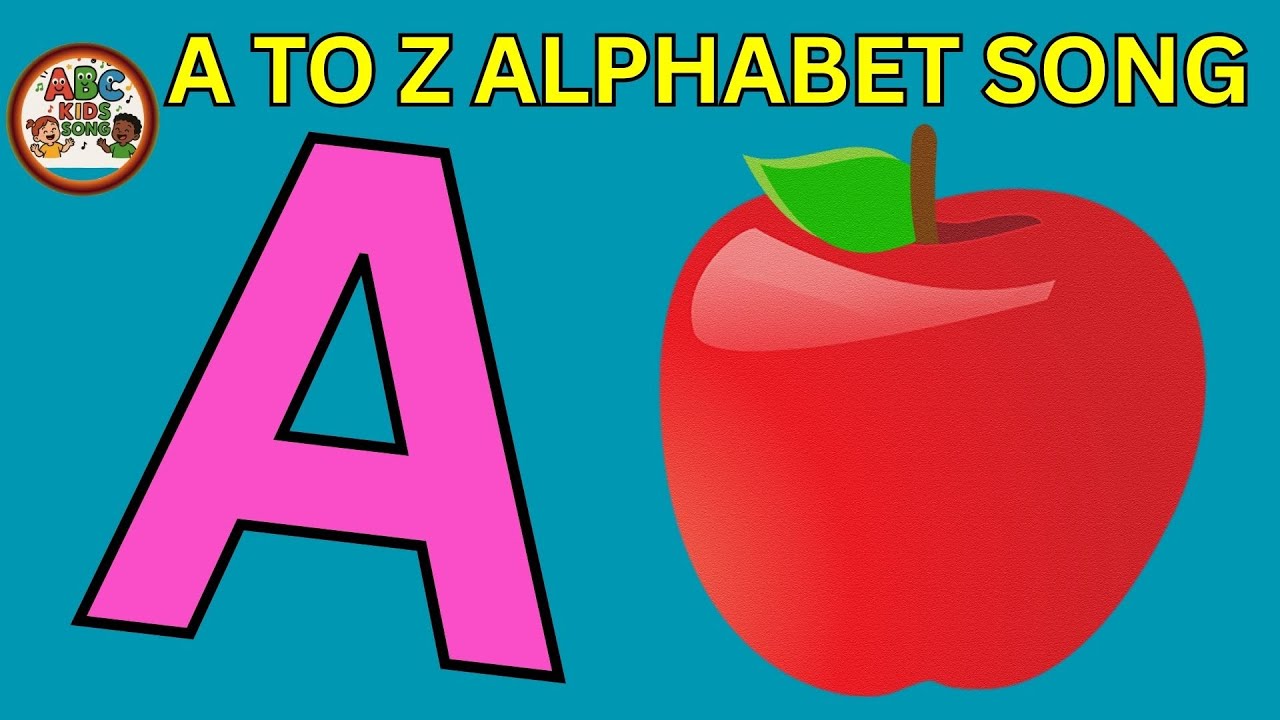 Alphabet Learning Song A to Z ABC for Kids Fun Nursery Rhymes & Song ...