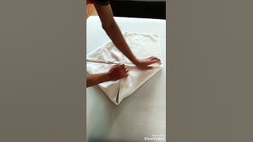 Mudah!!! Folding towel bunga