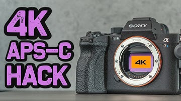 SONY A7S III APS-C CROP MODE HACK! (CLEAR IMAGE ZOOM)