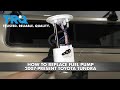 How To Replace Fuel Pump 2007-Present Toyota Tundra