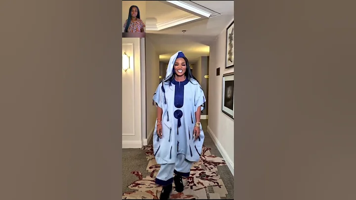 Nollywood Actress, Iyabo Ojo getting all glammed up,she dazzle's in this lovely outfit.