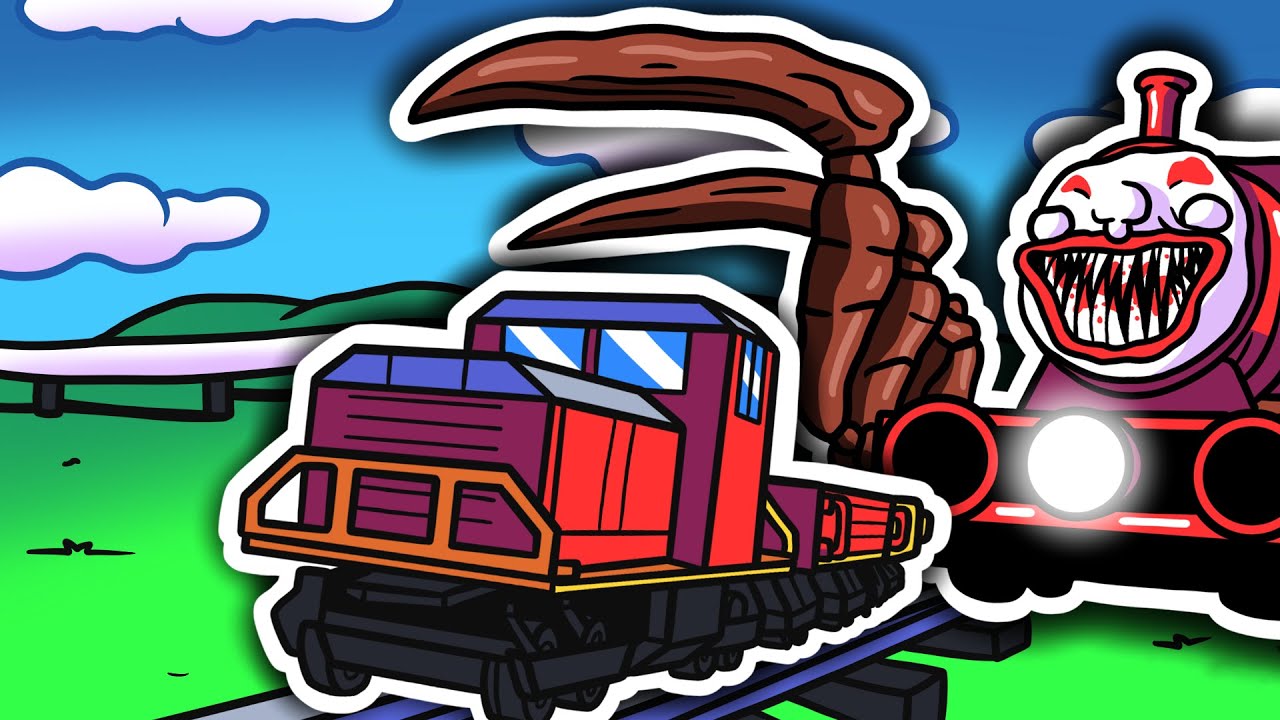 I Used CHOO CHOO CHARLES To Stop The TRAIN in Brick Rigs!!