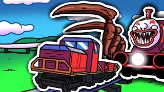 I Used Choo Choo Charles To Stop The Train In Brick Rigs