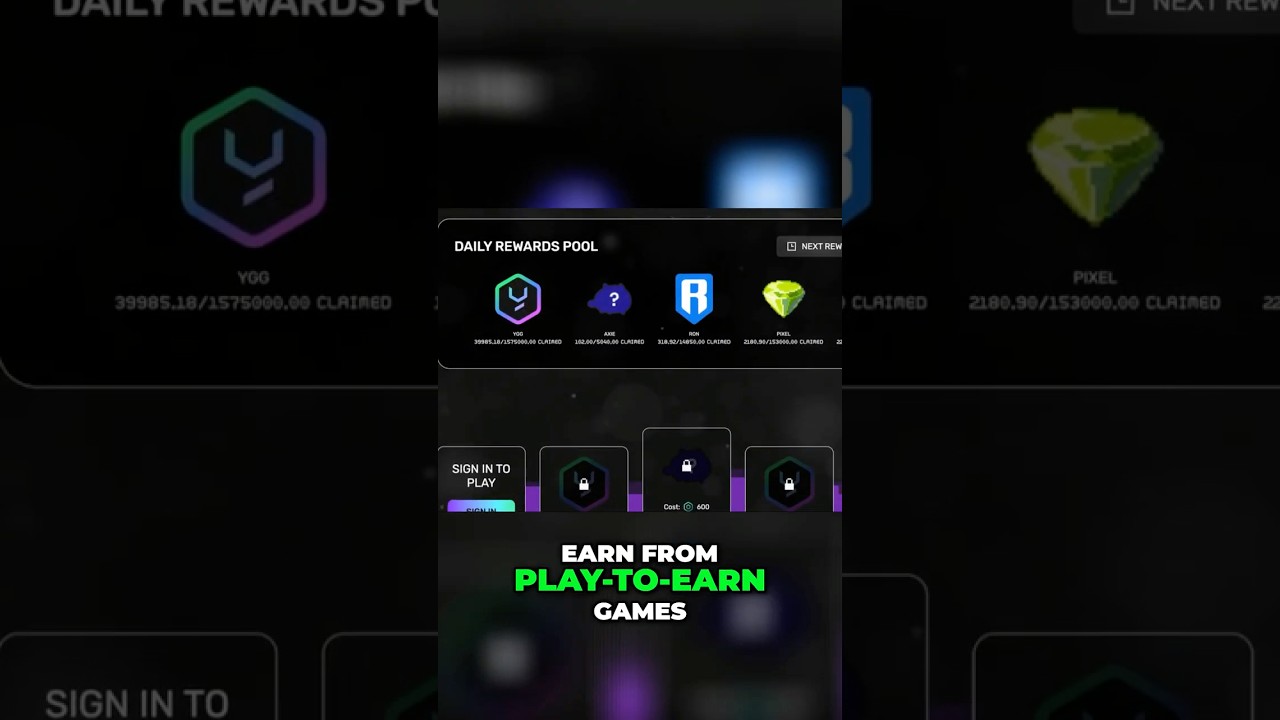 Gaming Revolution 🎮💰  Yield Guild Games Play to Earn! 🌟 