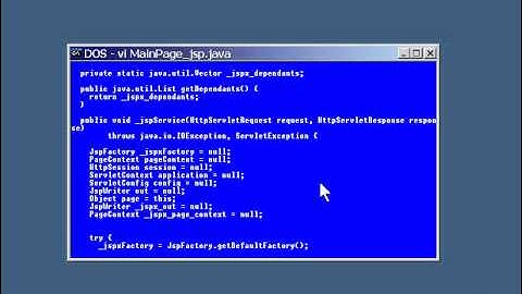22 J2EE   Chapter03 JavaServer Pages Code Lesson3 JSP to Java Mapping