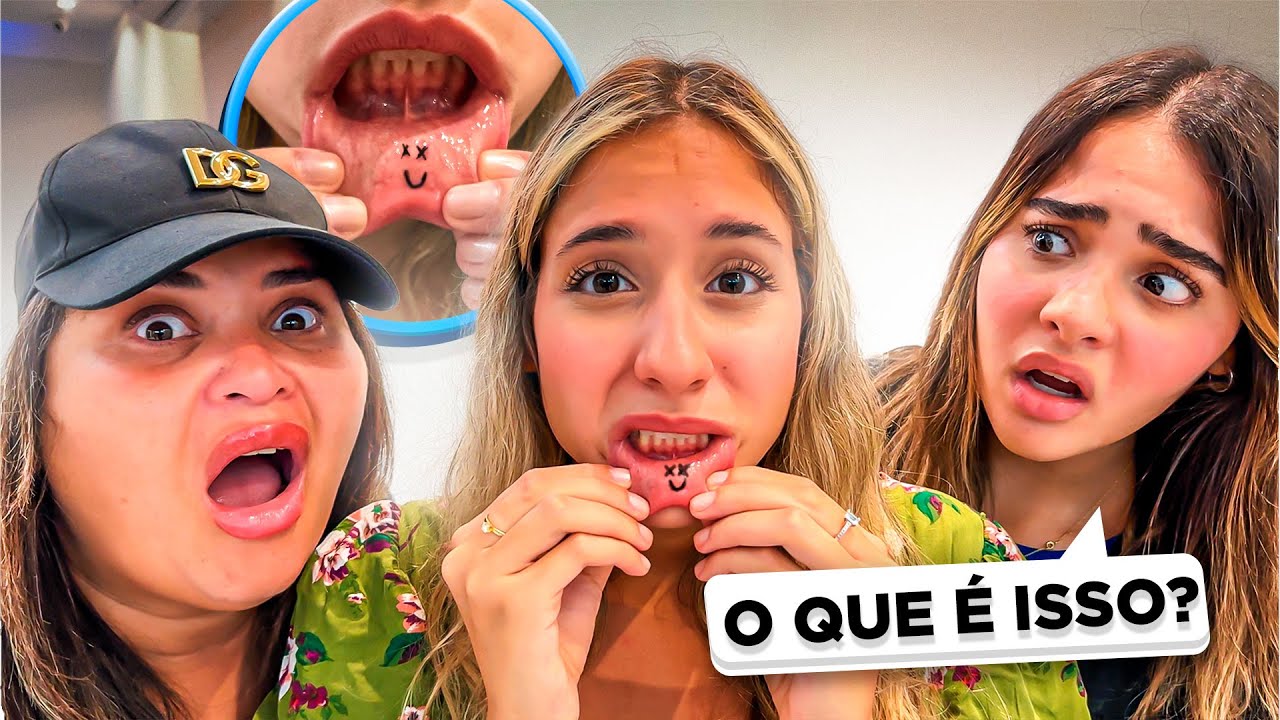 MINHA IRMÃ FEZ UMA TATUAGEM ESCONDIDO !