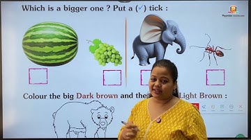 Chapter 1: Big and Small | Maths Pre Primer | Promise Educational Books