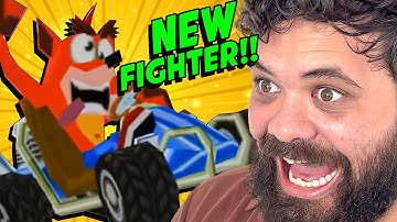 THEY ADDED CRASH BANDICOOT TO SMASH BROS!!