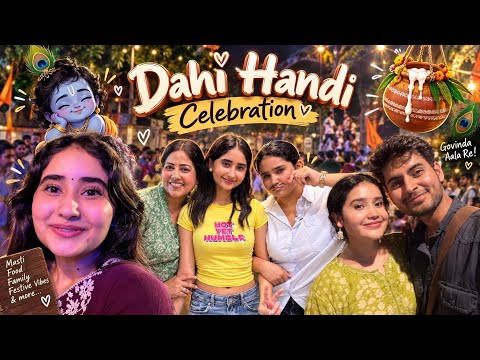 Dahi Handi Celebration✨🥰💜 l Disha Tewani l Daily Vlog