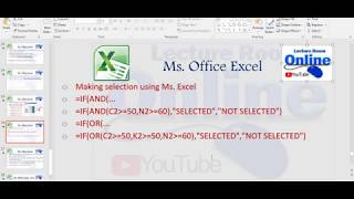 Making selection using IF OR function in Ms  Excel x264 screenshot 1