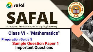 Famous SAFAL Class 6 Mathematics Question Paper with Answer #safalmaths #class6safal #safalquestionpaper  Wealth