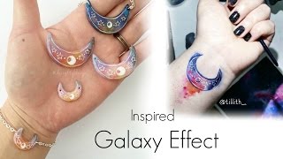 DIY Sailor Moon Inspired Galaxy Moon Crest Charms [Polymer Clay] ft. tillith_