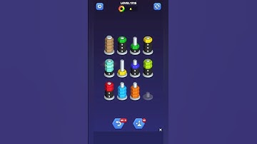 nut sort game/ level 1725 #shorts #ammycandycrush #gameplay #puzzlegames #mobilegames