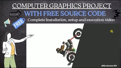 Bike Simulation | OpenGL Project |  Computer Graphics Project | With Free Source Code