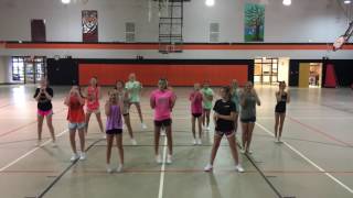 2016 home Pom practice