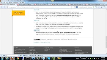 Security Hotfix Notes Document - by Charlie Arehart