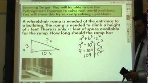 Pythagorean Theorem Word Problems