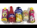 SpongeBob KIBA, Capri Sun Orange Peach, Orangina Rouge, Dr. Pepper Vanilla Float, Rauch Yippy Cherry