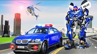 Policía Transforme Superhéroe - Police Robot Car - Juegos De Robot - Videos Para Niños. screenshot 5