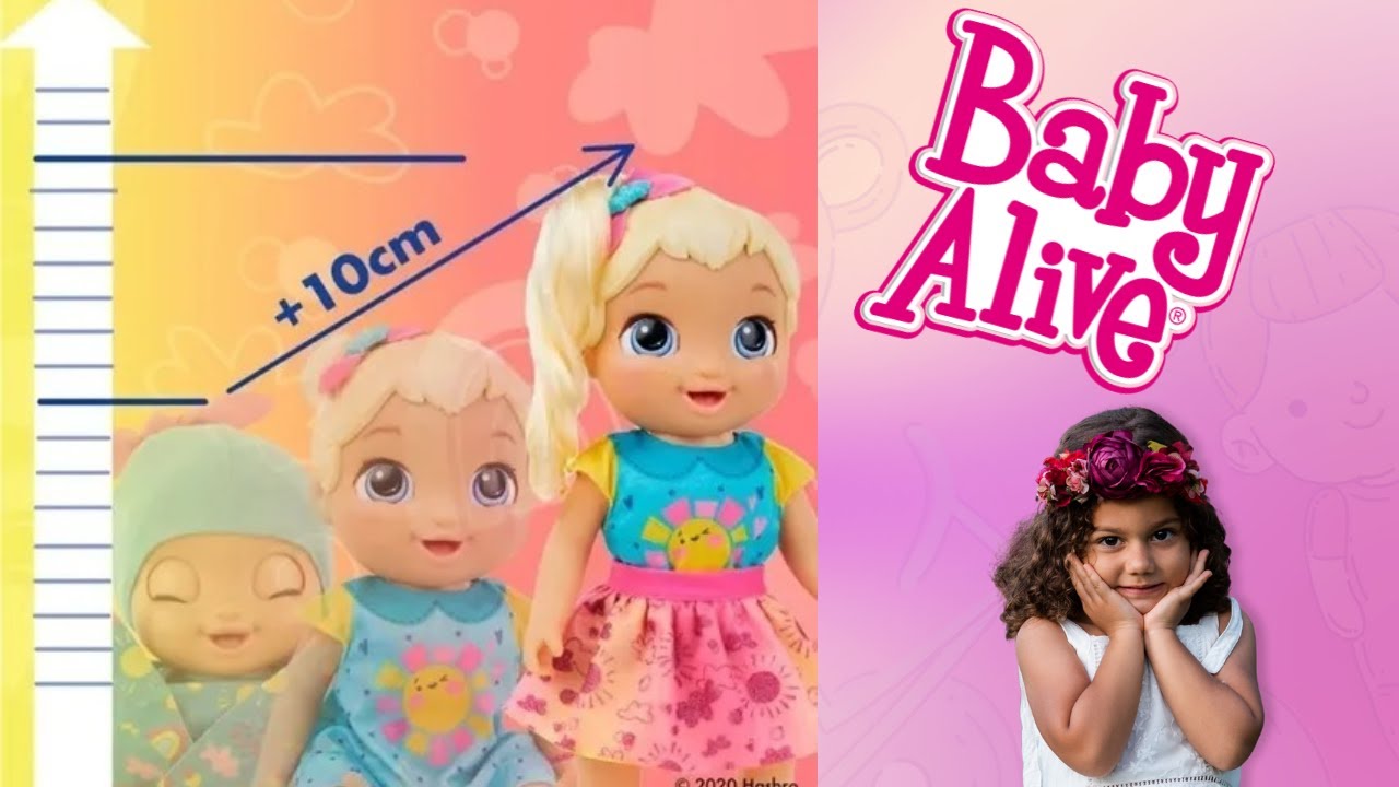 NOVA BABY ALIVE QUE CRESCE baby alive grows up YouTube